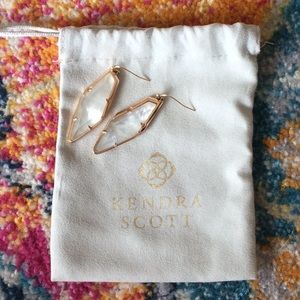 Kendra Scott Earrings - Opal and and gold